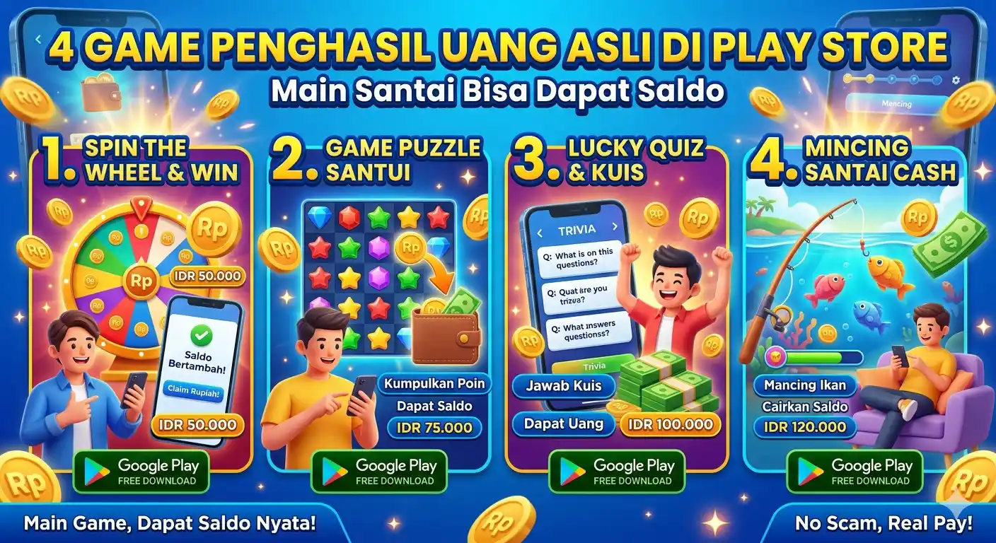 4 Game Penghasil Saldo DANA Favorit Gamers, Bisa Jadi Modal Top Up
